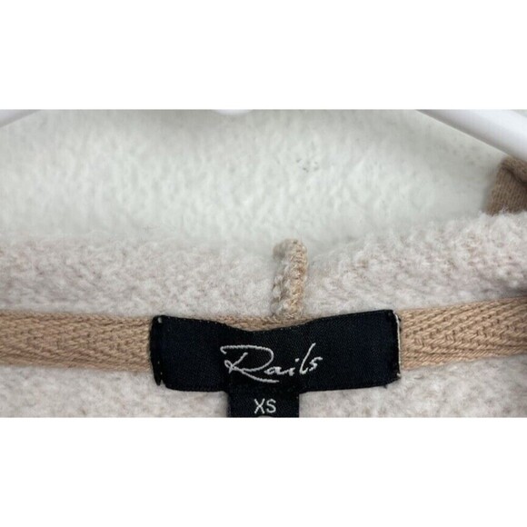 Rails Nico Womens Heather Camel Pull Over Hoodie Sweatshirt Oversized Quiet Luxe - Picture 9 of 10